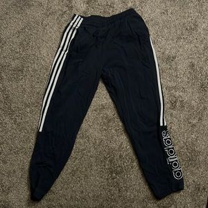 navy adidas sweatpants